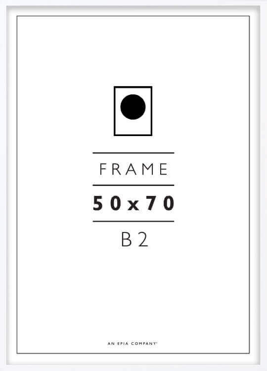 white-poster-frame-50x70-cm